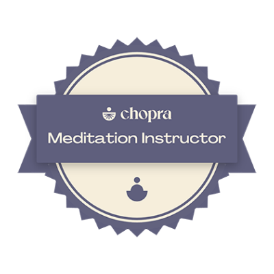 Chopra Meditation Instructor badge