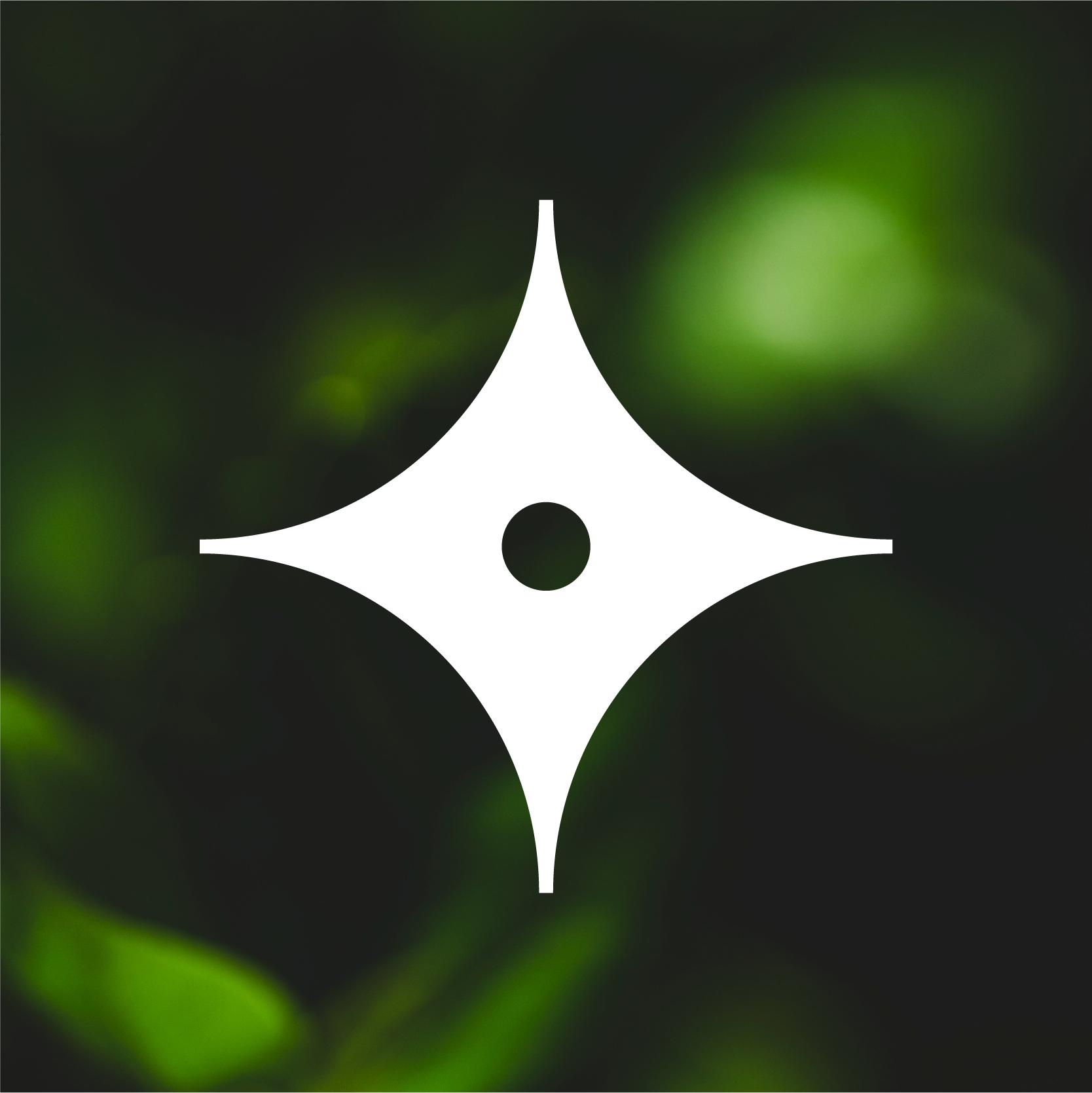 Elevate tier icon: white four-point star on a dark green ground