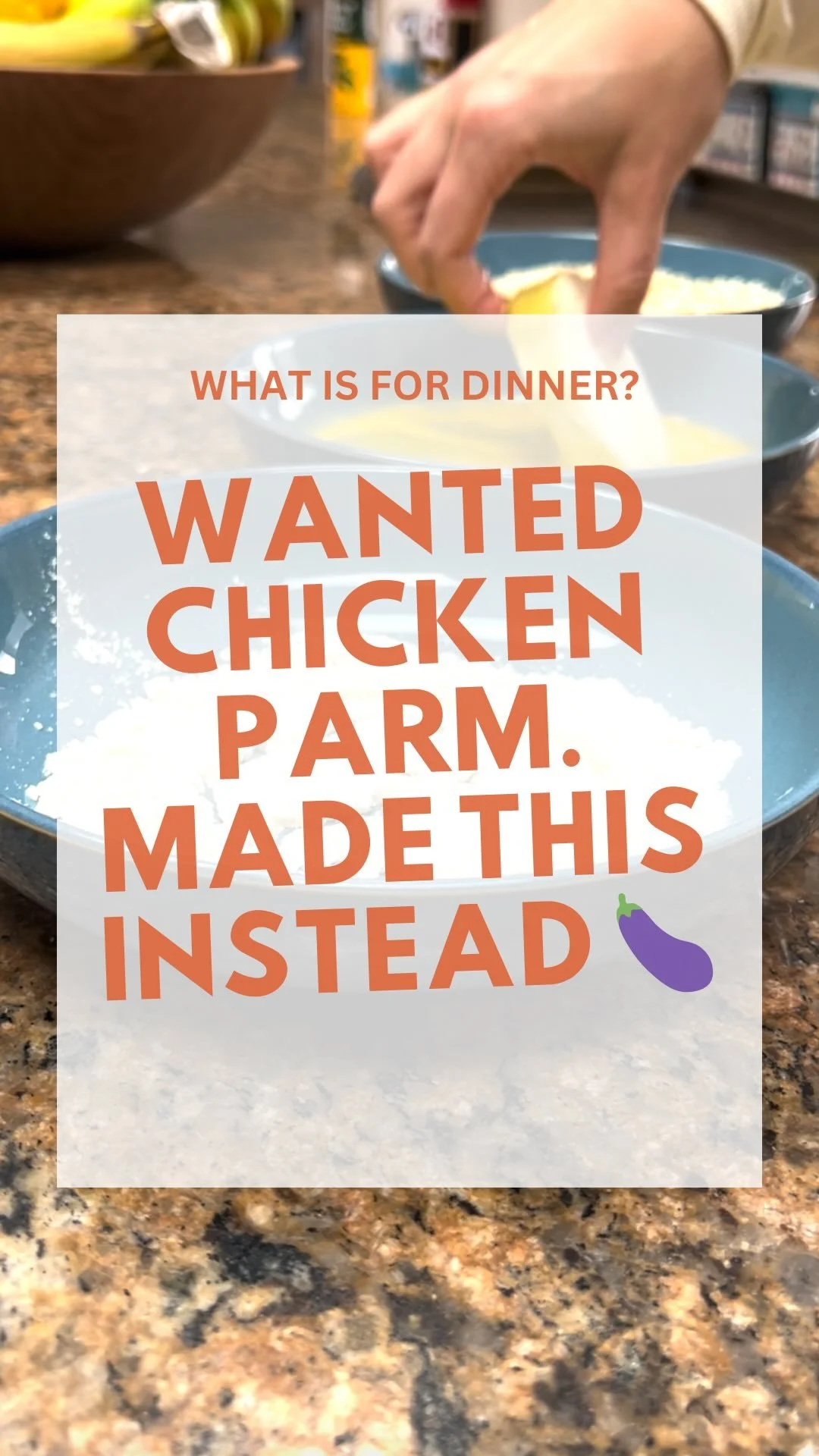 Wanted chicken parm, made this instead — kitchen video