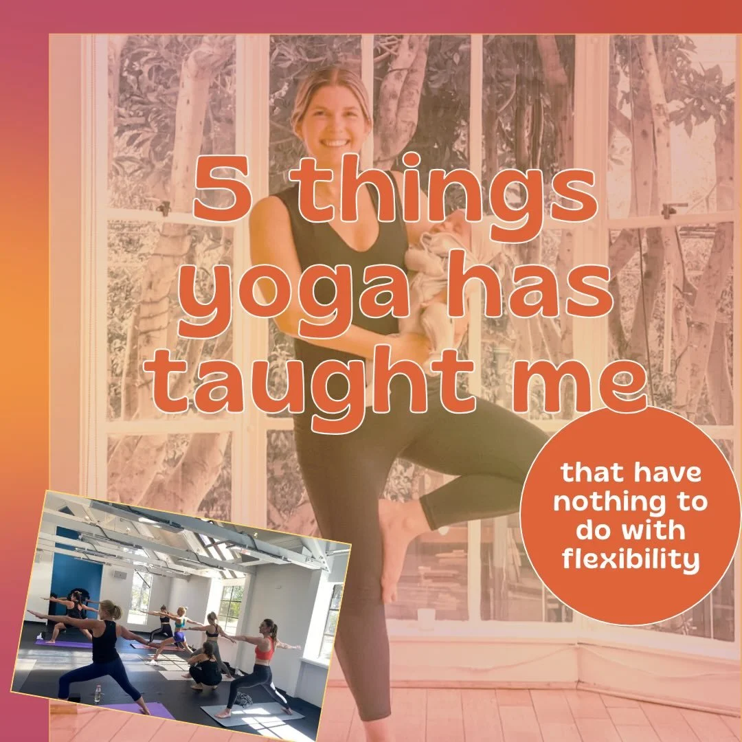5 things yoga has taught me — woman in tree pose