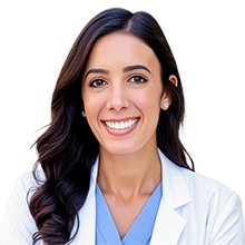 Dr. Pauline Serkin, smiling female dentist