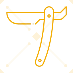 Straight razor icon