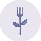 LK Nutrition fork-and-leaves logo
