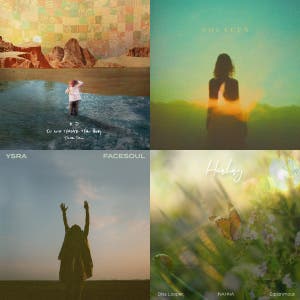Collage of Conscious Concierge playlist cover artwork